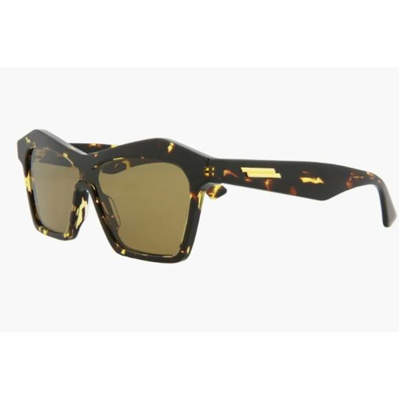 Bottega Veneta 99mm Cat Eye Sunglasses Havana Brown main image 3